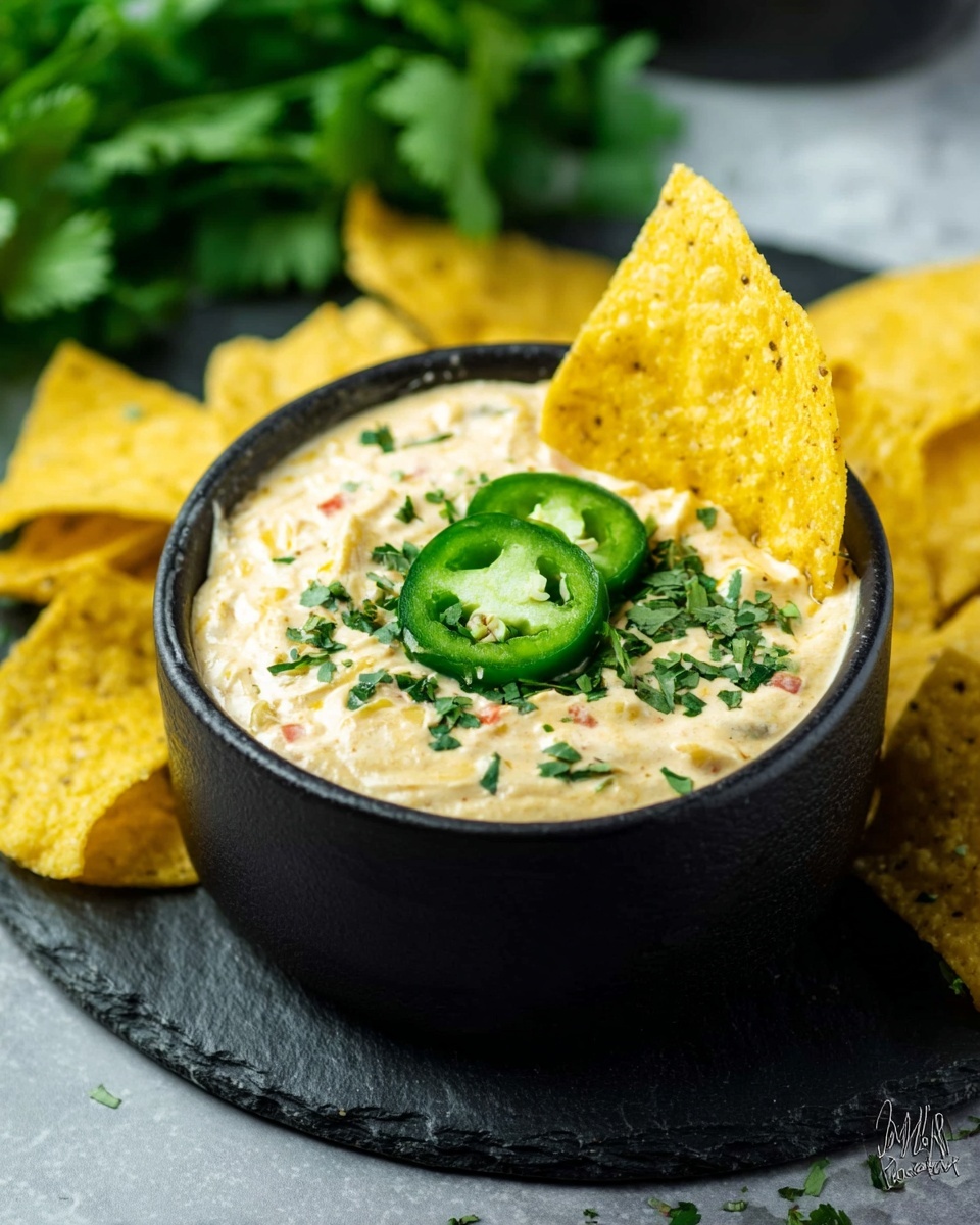 Crockpot White Queso Dip Recipe - Recipe Image