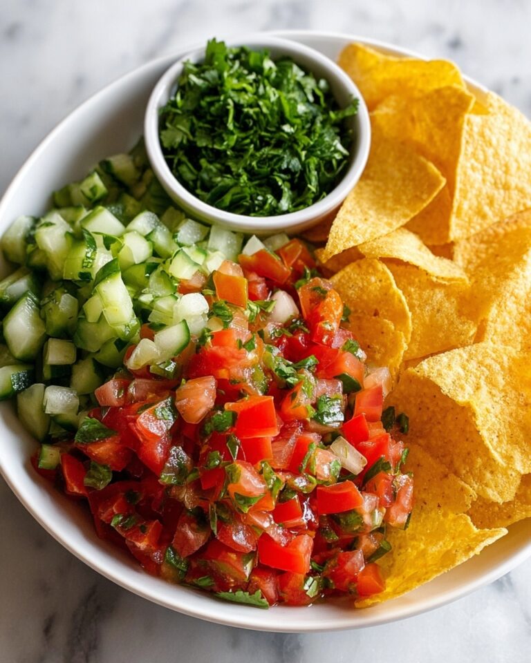 Quick Pickle De Gallo with Tortilla Chips Recipe