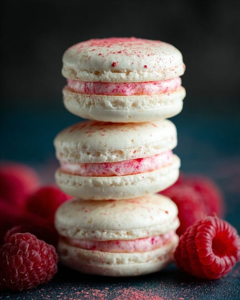 Raspberry Macarons Recipe (Video Tutorial) Recipe