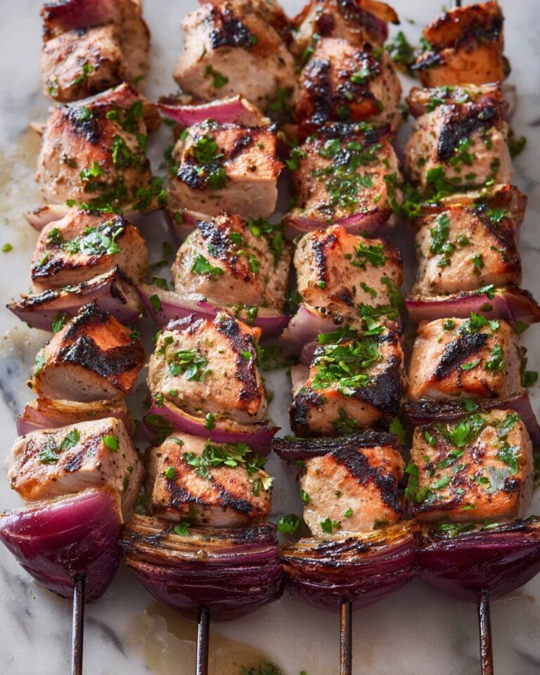 Grilled Pork Shish Kabobs Recipe