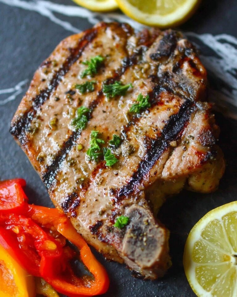 Juicy Grilled Pork Chops Recipe