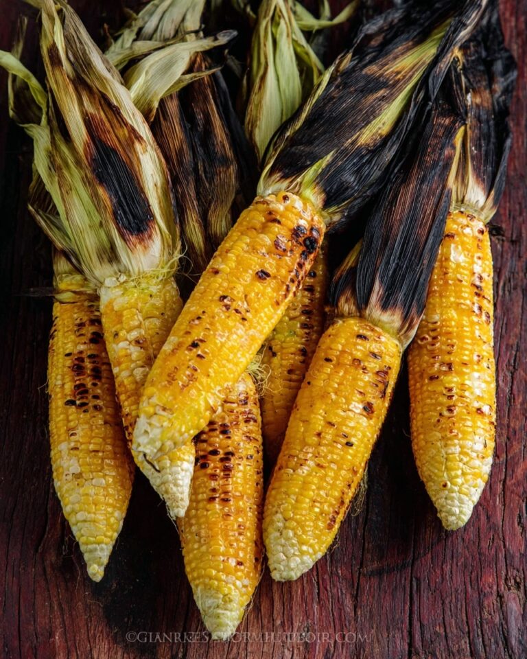 Grilled Corn on the Cob with Garlic Lime Butter Recipe