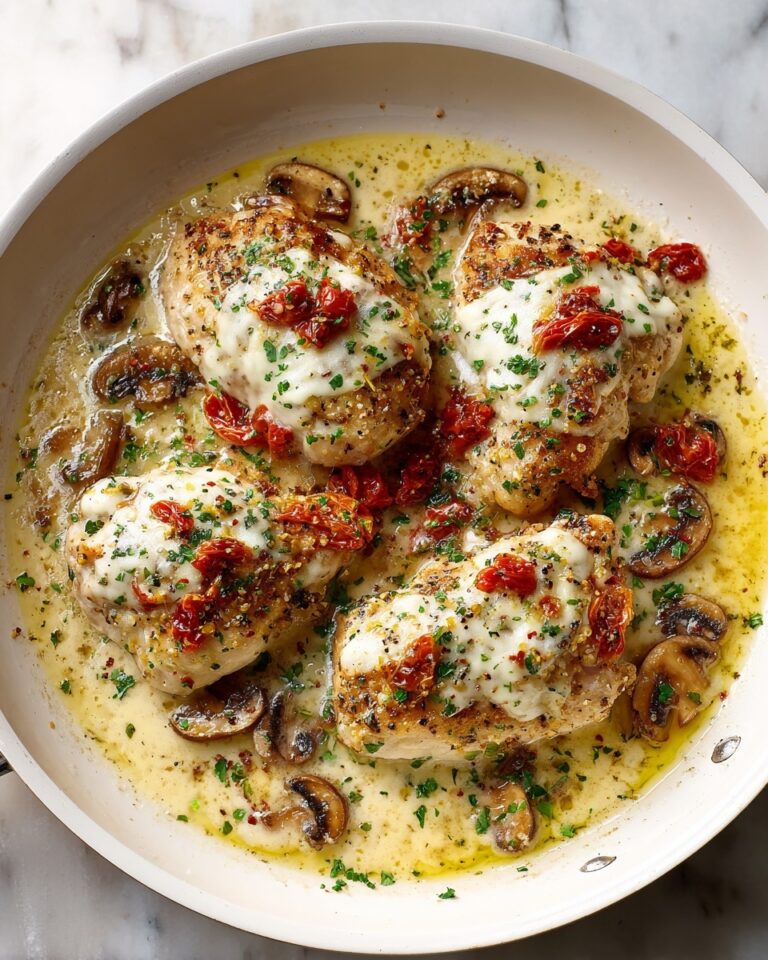 Bacon Mushroom Stuffed Chicken Recipe