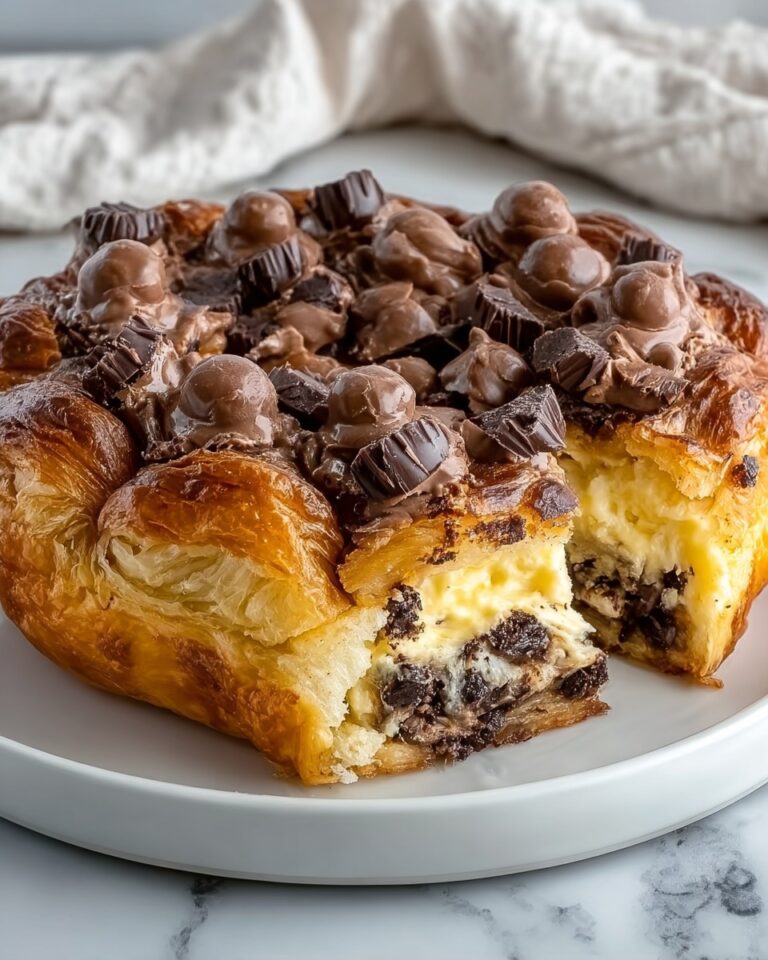 Decadent Chocolate Croissant Breakfast Bake Recipe