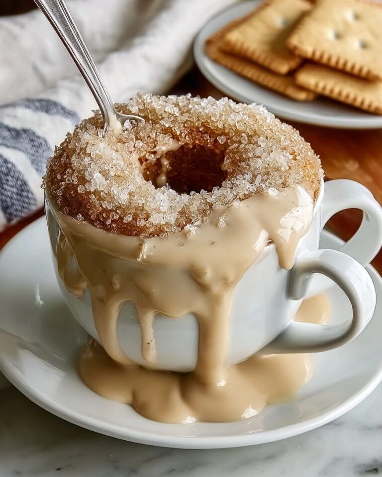 Irresistibly Easy Glazed Donut Mug Cake Recipe