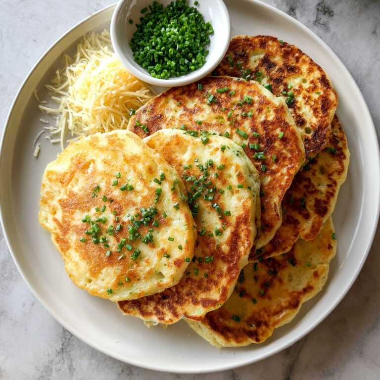 Cheese & Chive Pancakes Recipe