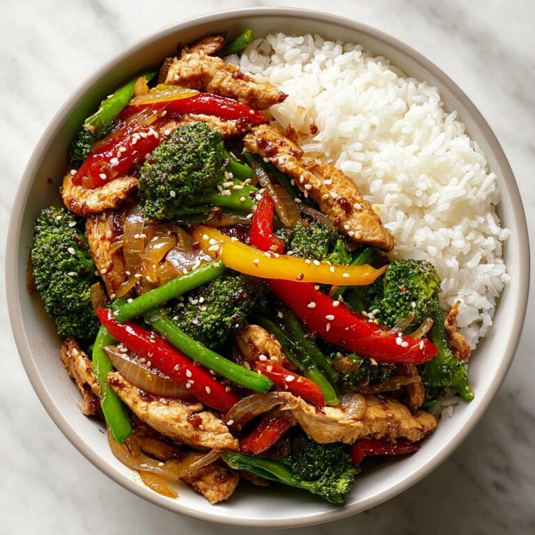 Quick and Easy Chicken Stir Fry with Bell Peppers and Broccoli Recipe