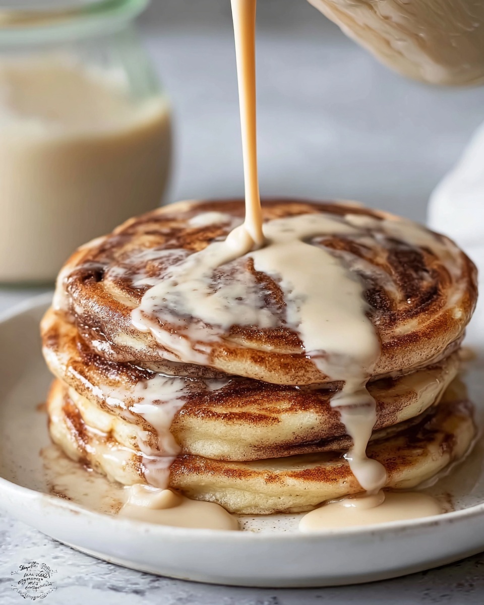 Cinnamon Roll Pancakes Recipe - Recipe Image