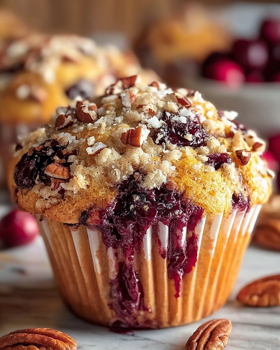 Cranberry Orange Pecan Muffins Recipe - Recipe Image