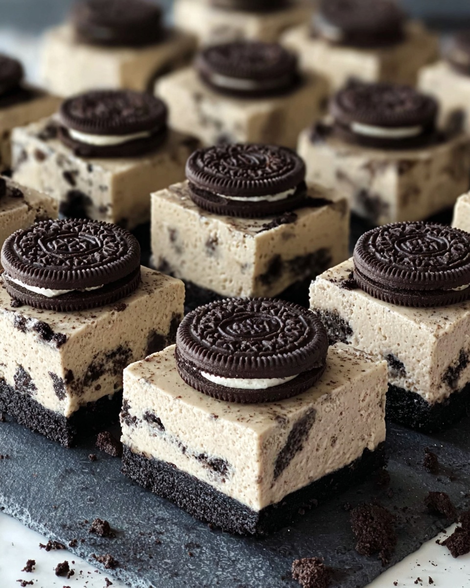 Oreo Cheesecake Slice Recipe - Recipe Image