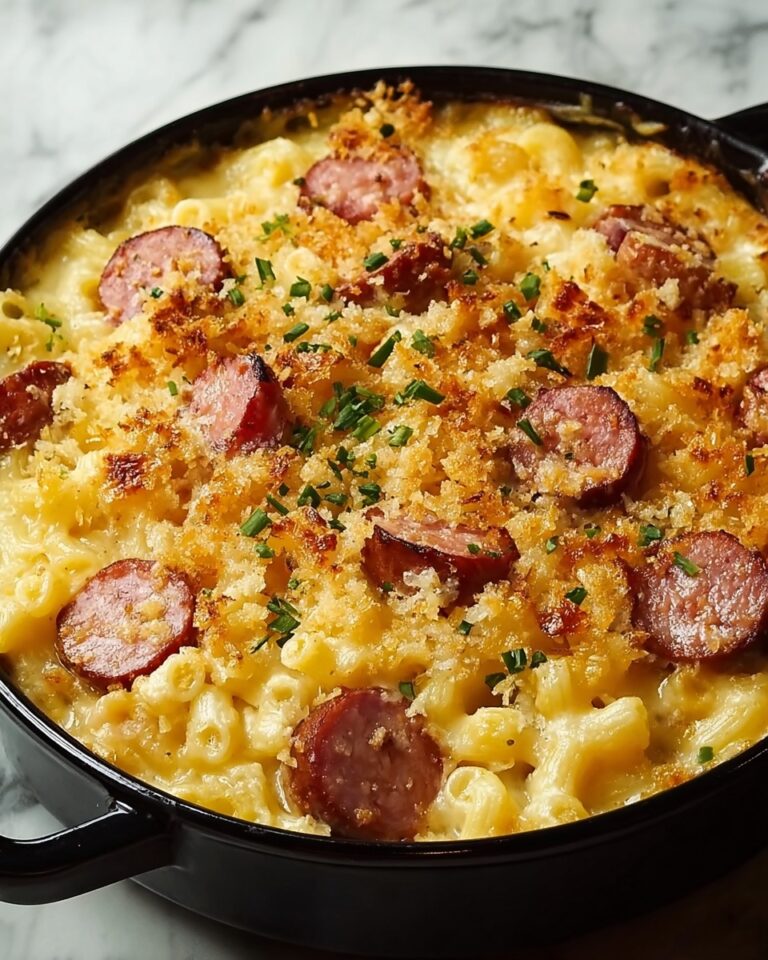 Cheesy Kielbasa Hashbrown Casserole Recipe