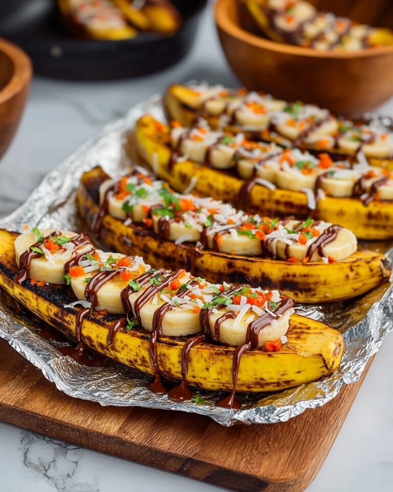 Easy Campfire Banana Boats Recipe