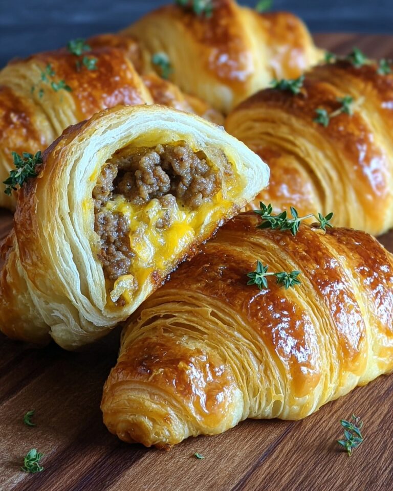 Breakfast Sausage Crescent Rolls Recipe
