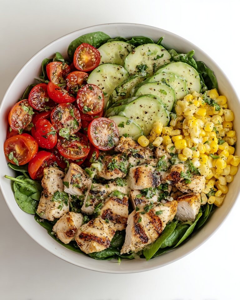 Grilled Chicken Salad with Lemon-Honey Dressing Recipe