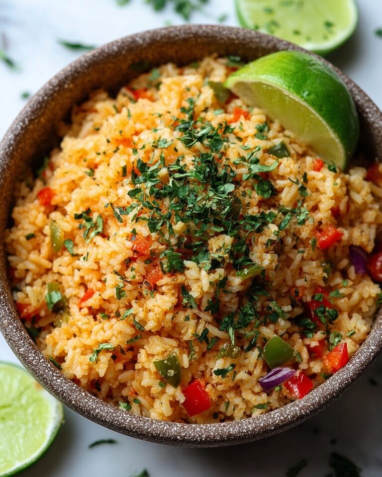 Easy One-Pot Mexican Rice Bowl with Lime Wedges Recipe