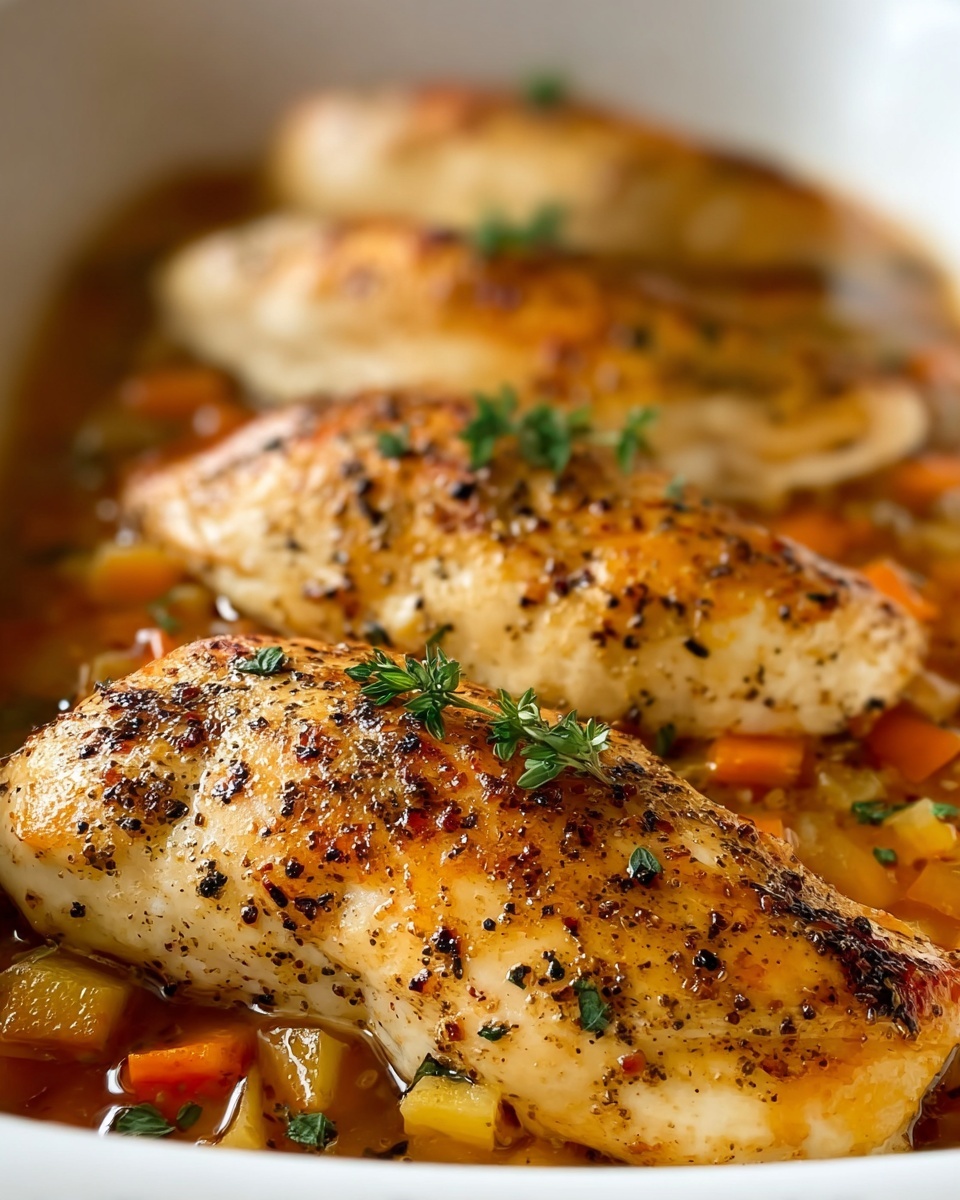 Easy Oven-Baked Chicken Breasts with Roasted Vegetables Recipe - Recipe Image