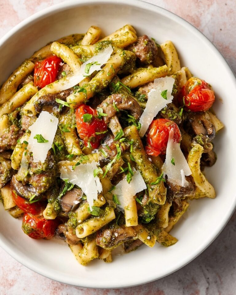 Sausage Pesto Pasta Recipe