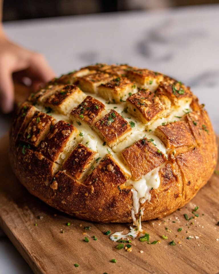 Parmesan and Garlic Butter Pull Apart Bread Recipe