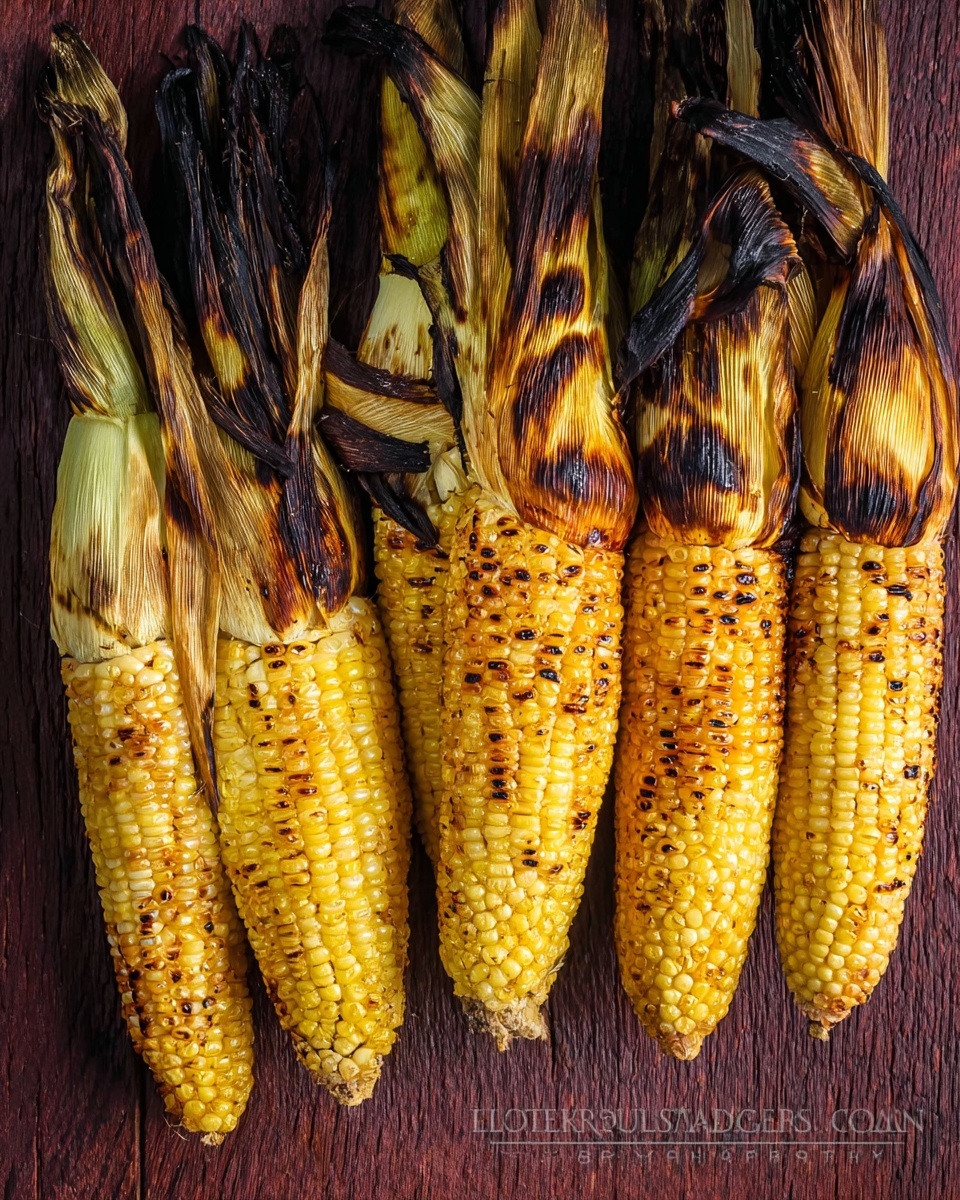 Grilled Corn on the Cob with Garlic Lime Butter Recipe - Recipe Image