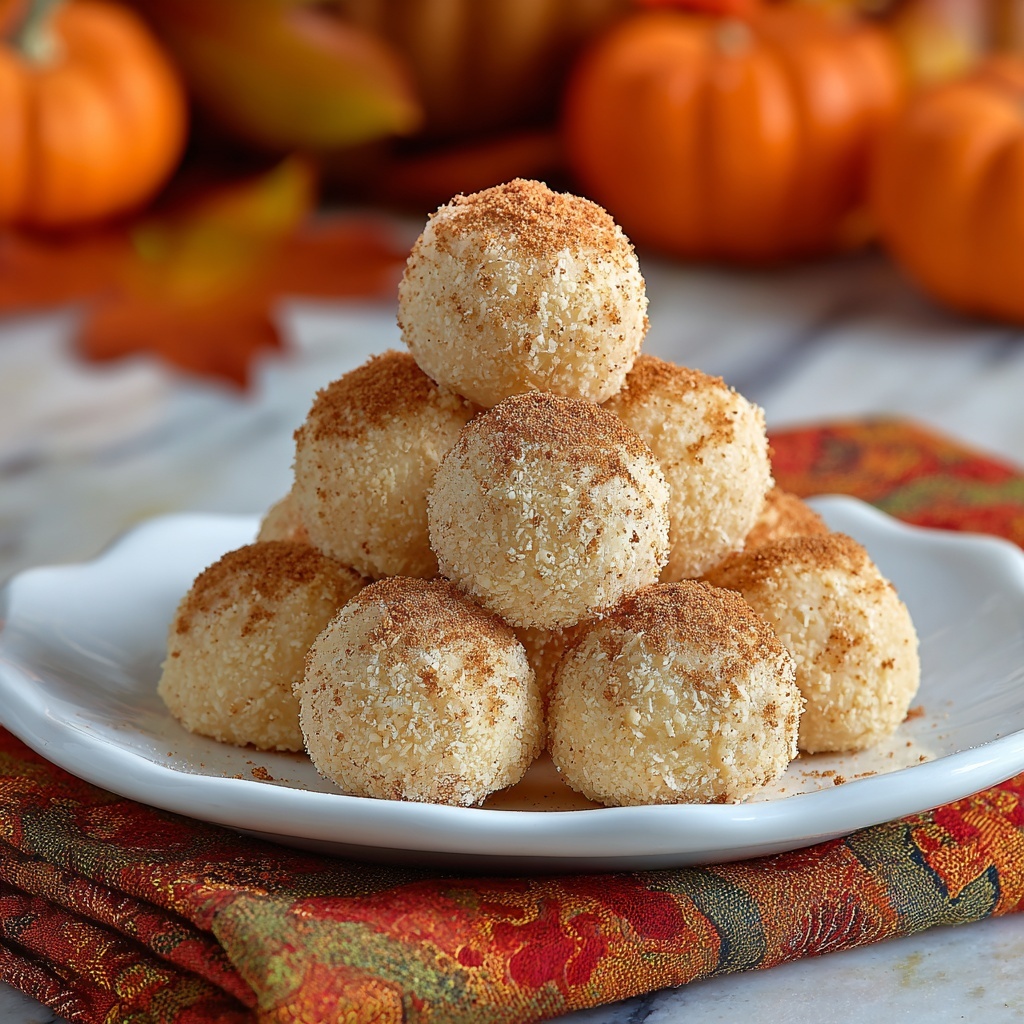 Pumpkin Cheesecake No-Bake Balls Recipe - Recipe Image