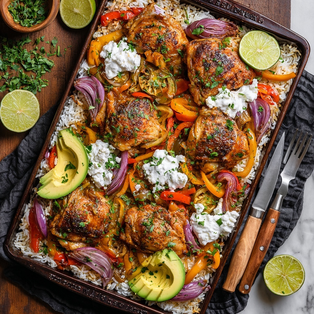 Sheet Pan Chicken Tinga Bowls: Easy, Smoky & Meal-Prep Friendly Recipe - Recipe Image