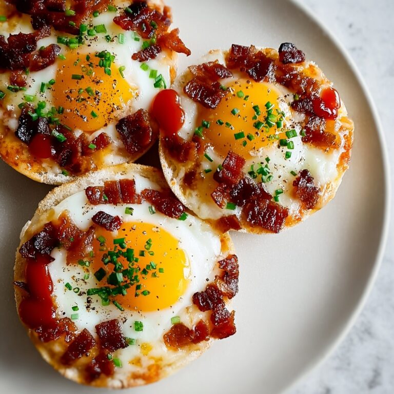 English Muffin Breakfast Pizza Recipe