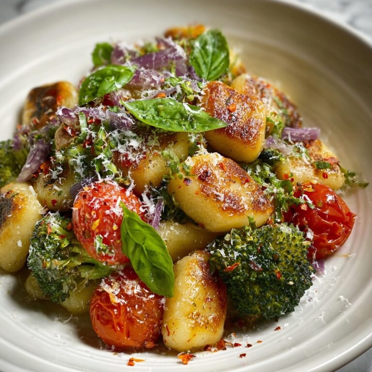 One Pan Broccoli Gnocchi Recipe