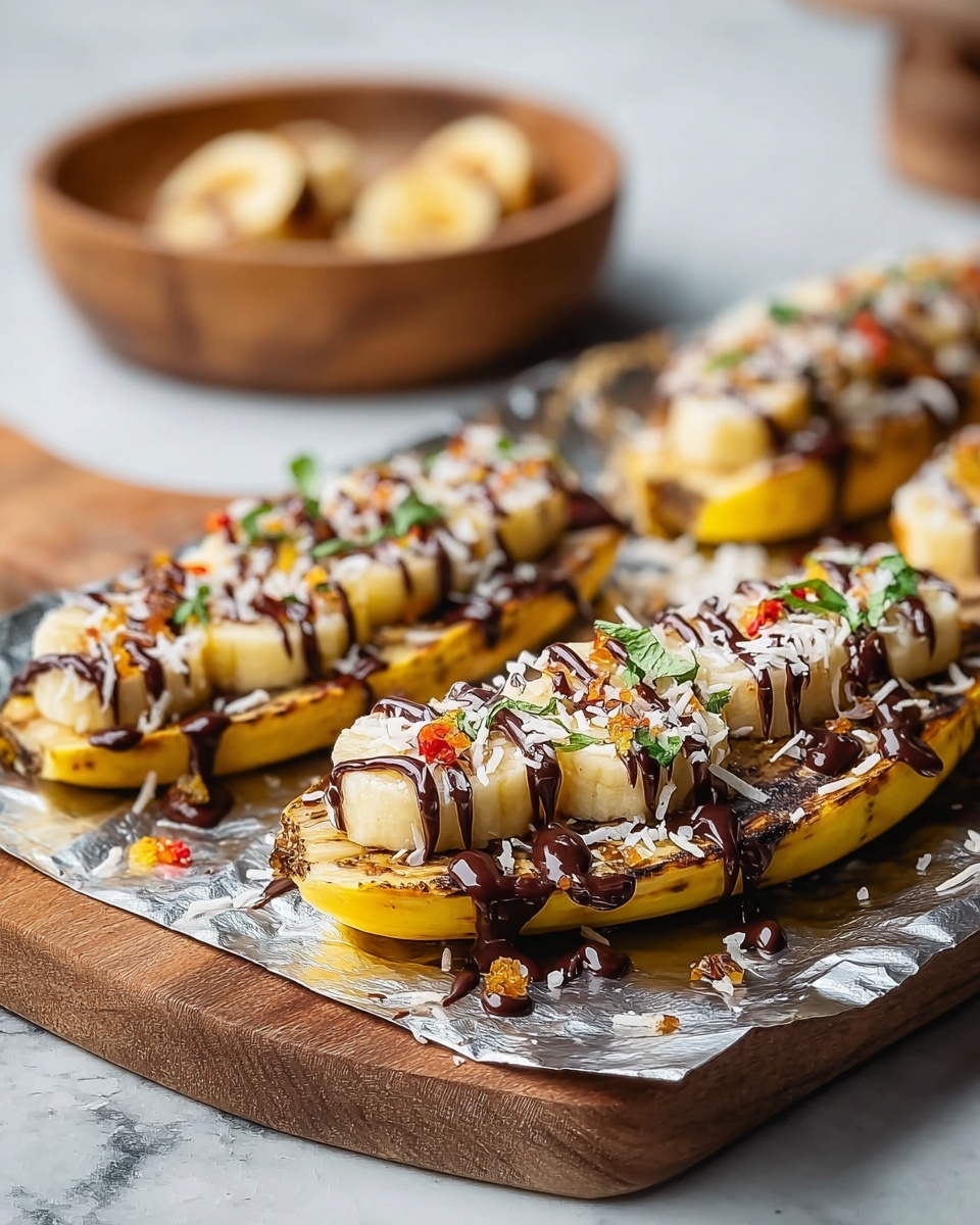 Easy Campfire Banana Boats Recipe - Recipe Image