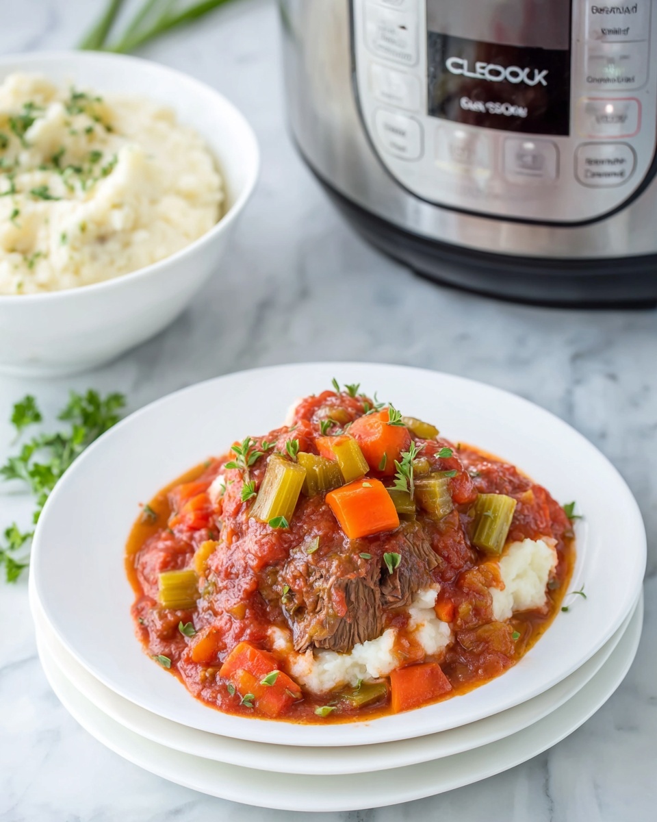 Crockpot Swiss Steak Dinner Recipe - Recipe Image