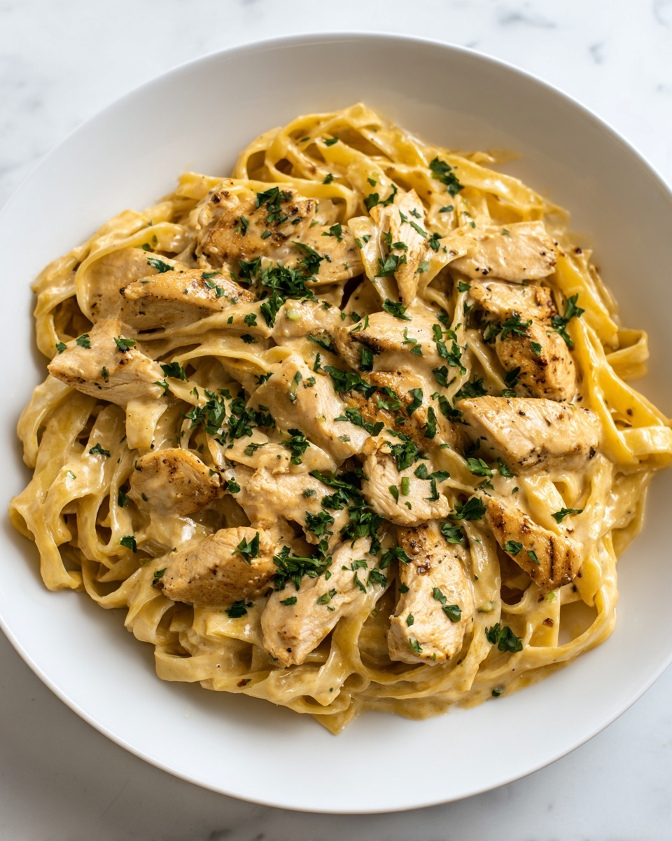 Creamy Chicken Alfredo Pasta Recipe - Recipe Image