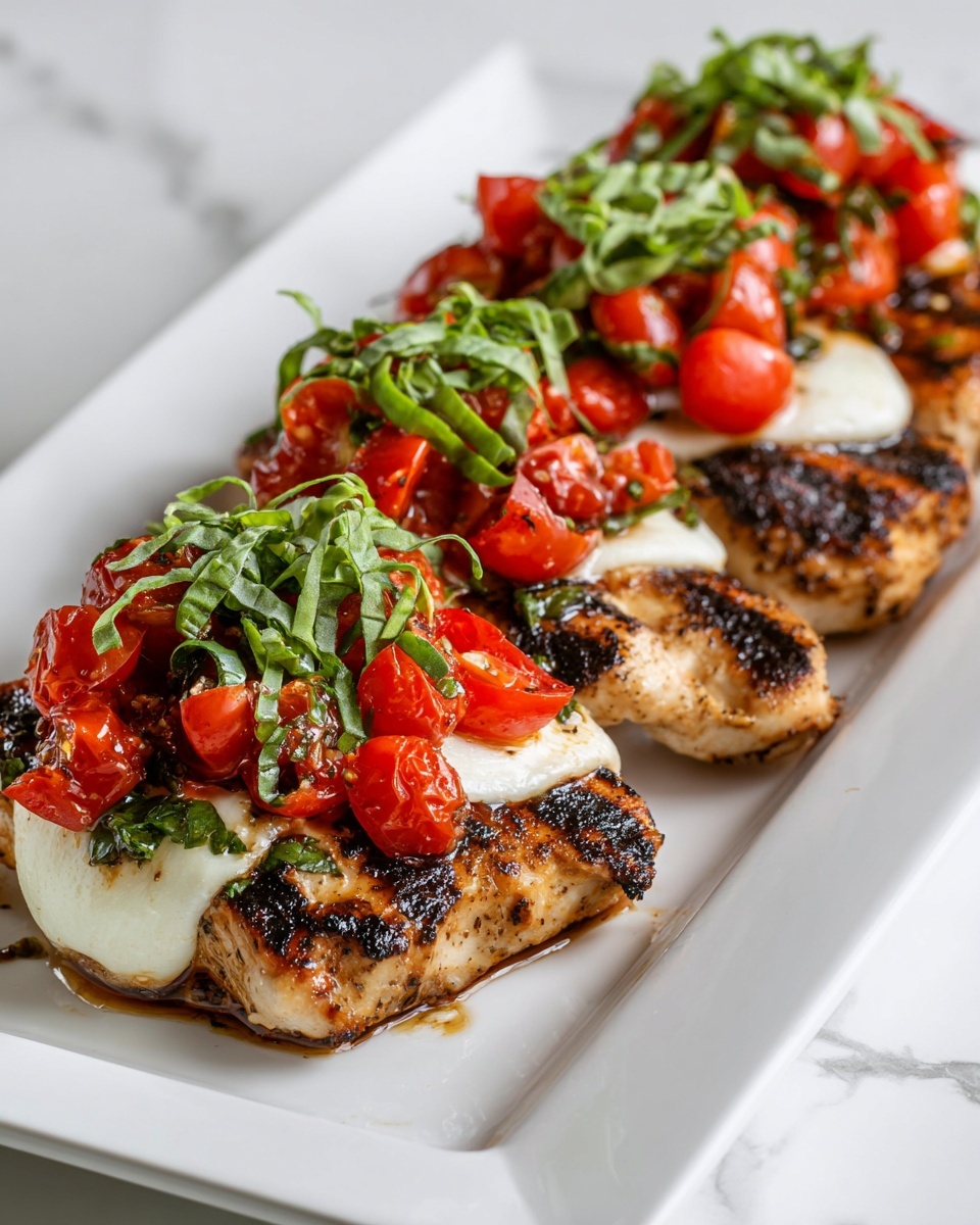 Grilled Chicken Margherita Recipe - Recipe Image