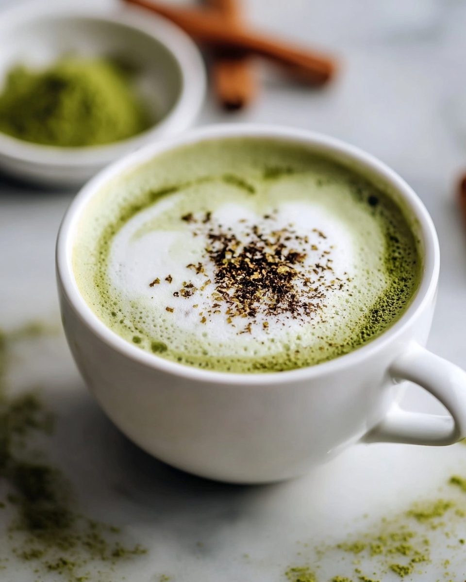 Easy Creamy Matcha Latte in a Mug Recipe - Recipe Image