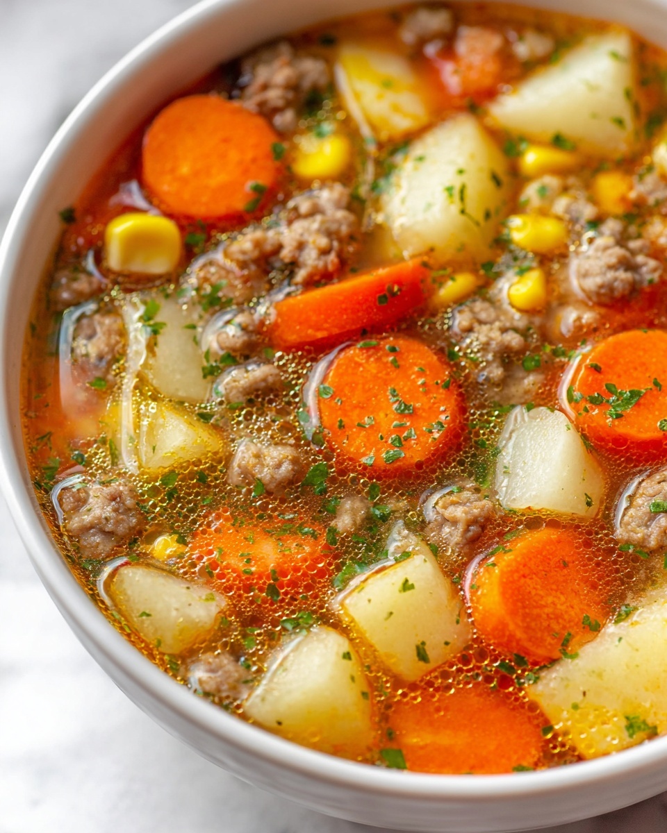 Sausage and Vegetable Soup Recipe - Recipe Image