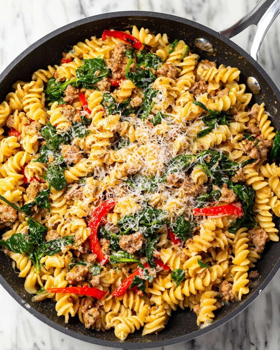 Sausage and Vegetable Pasta Recipe - Recipe Image