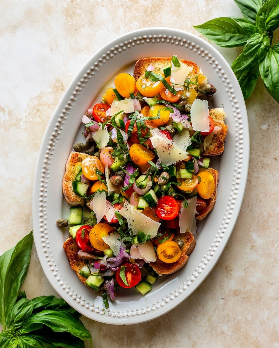 Panzanella: Tuscan Tomato and Bread Salad Recipe - Recipe Image