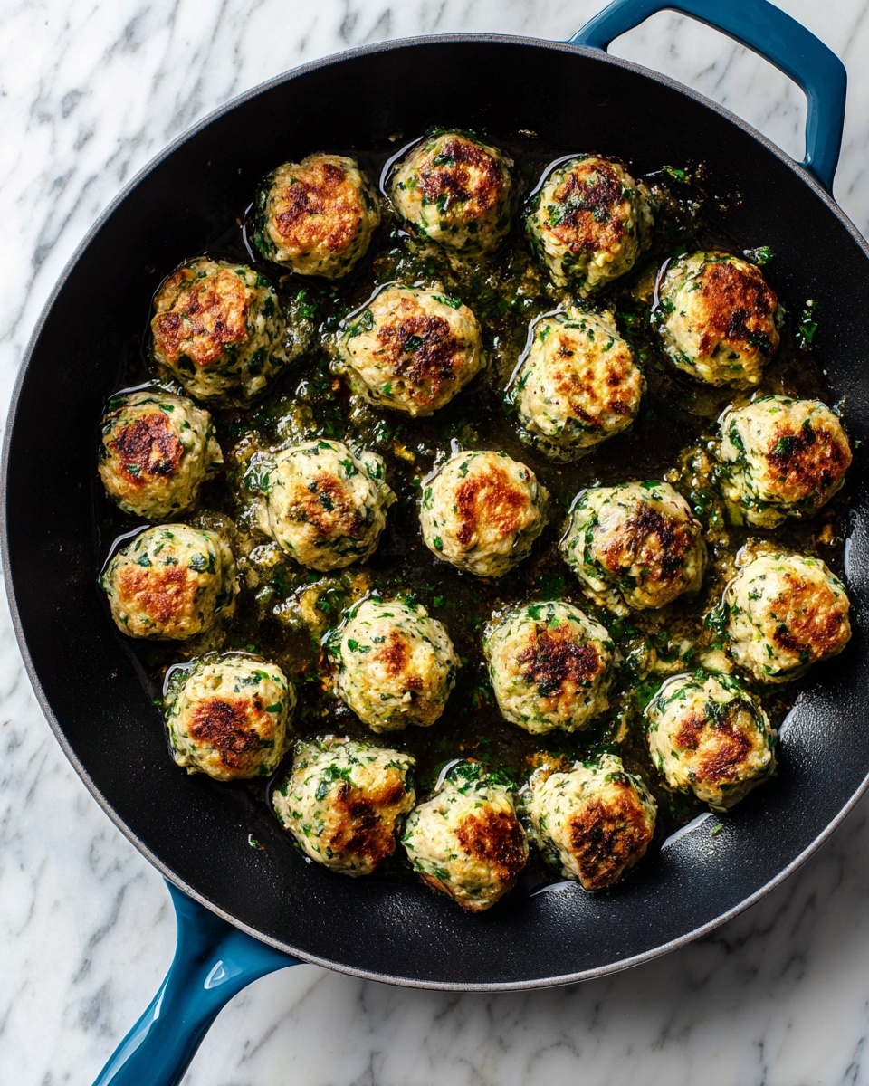 Chicken and Spinach Meatballs Recipe - Recipe Image