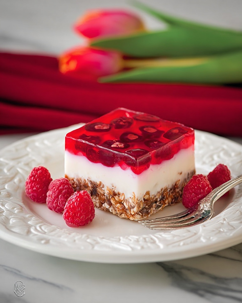 Raspberry Pretzel Jello Recipe - Recipe Image
