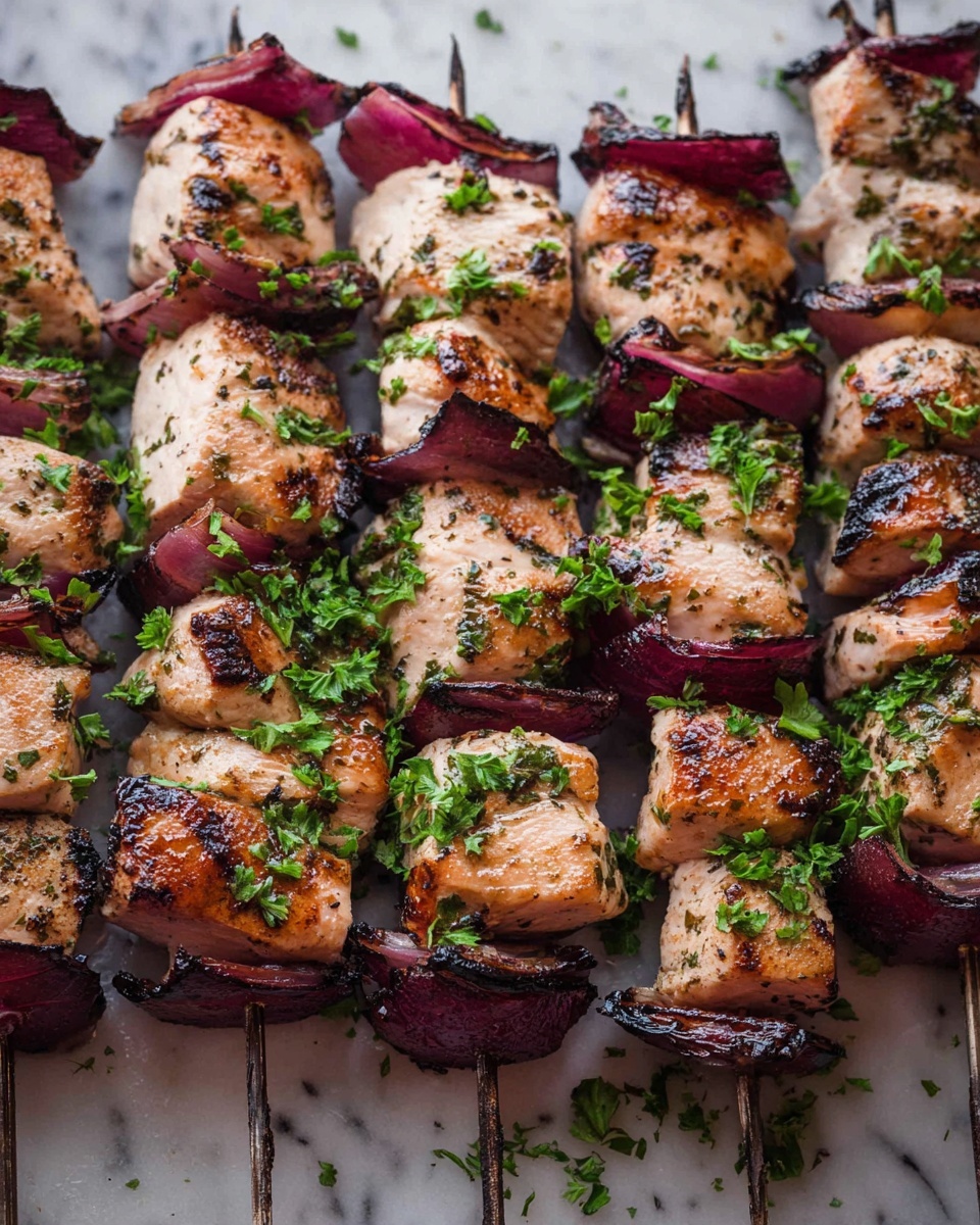 Grilled Pork Shish Kabobs Recipe - Recipe Image