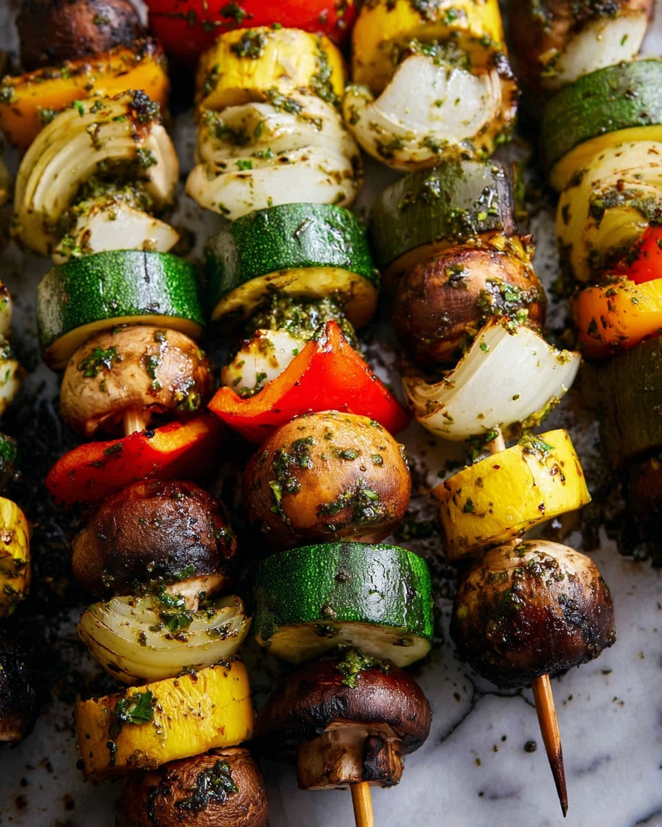 Grilled Moroccan Vegetable Skewers Recipe - Recipe Image