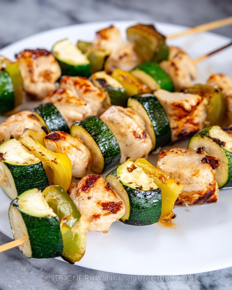 Grilled Garlic Chicken Skewers Recipe - Recipe Image