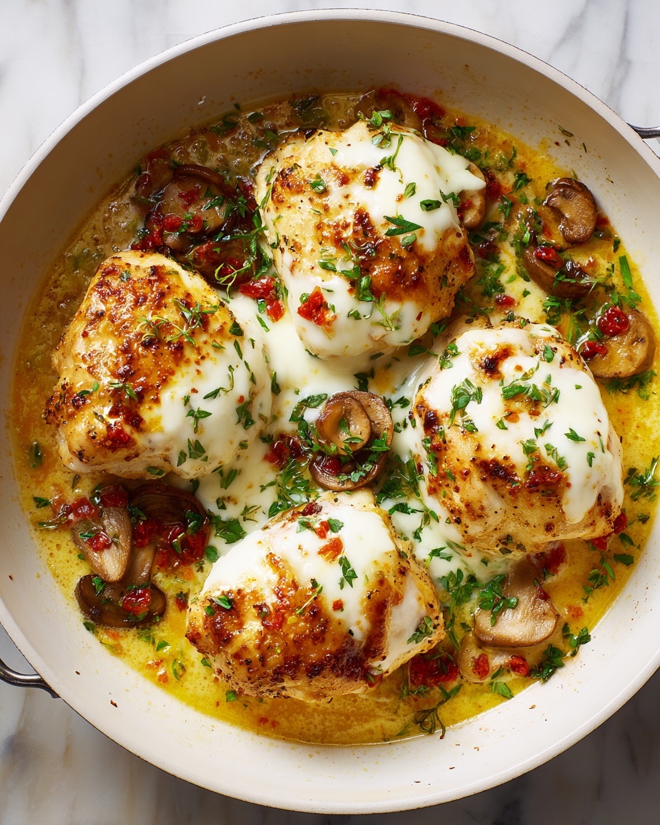 Bacon Mushroom Stuffed Chicken Recipe - Recipe Image