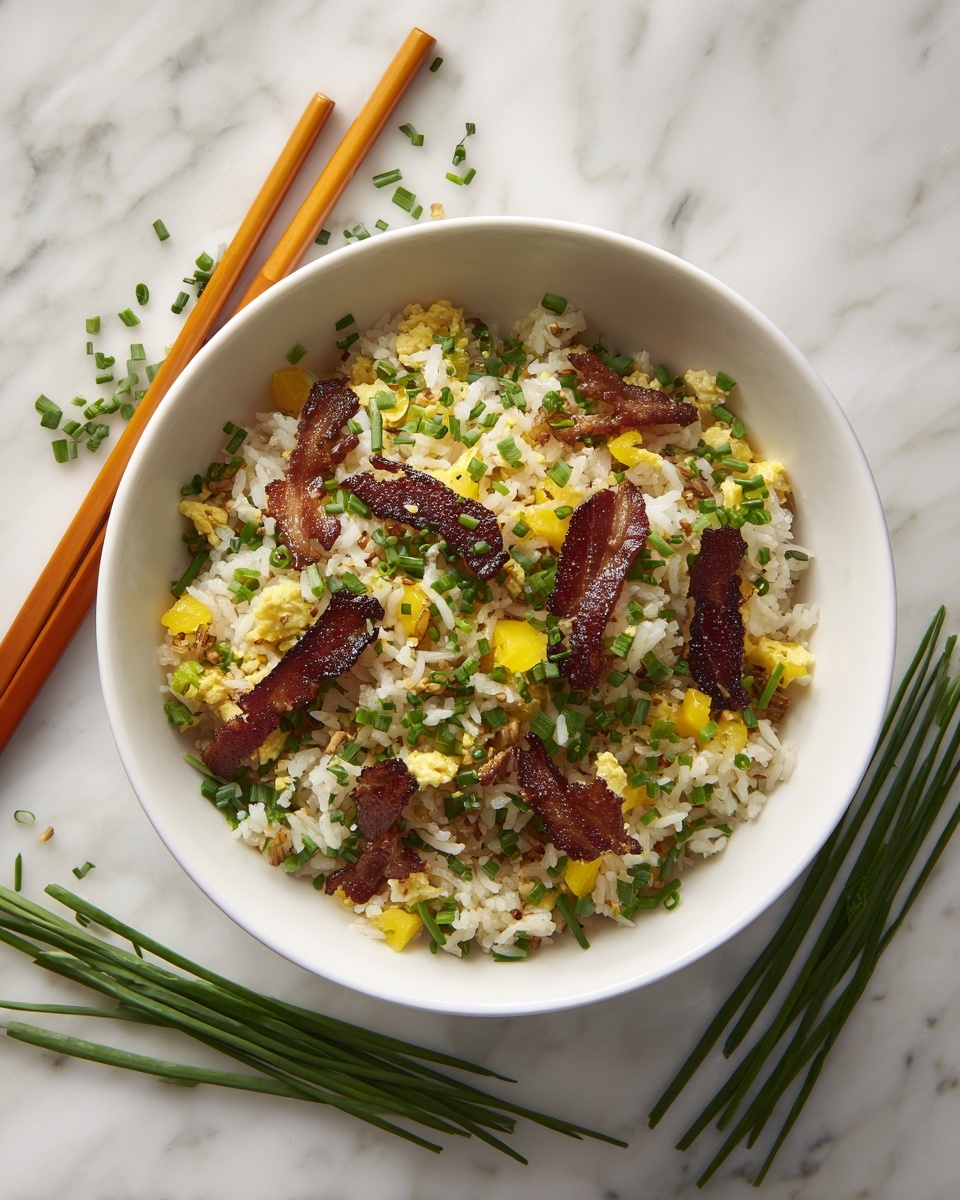 Bacon Mango Fried Rice Recipe - Recipe Image