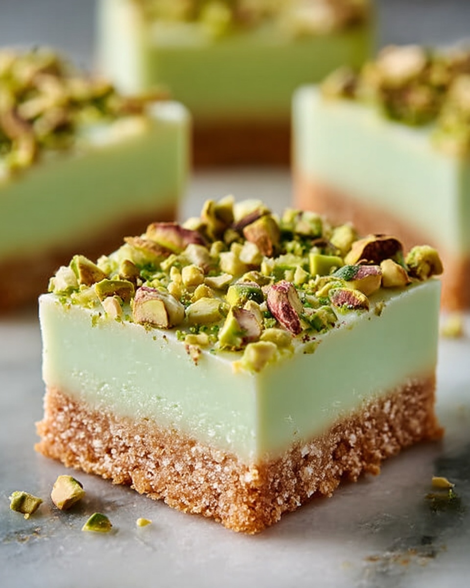 Pistachio Pudding Cookie Bars Recipe - Recipe Image
