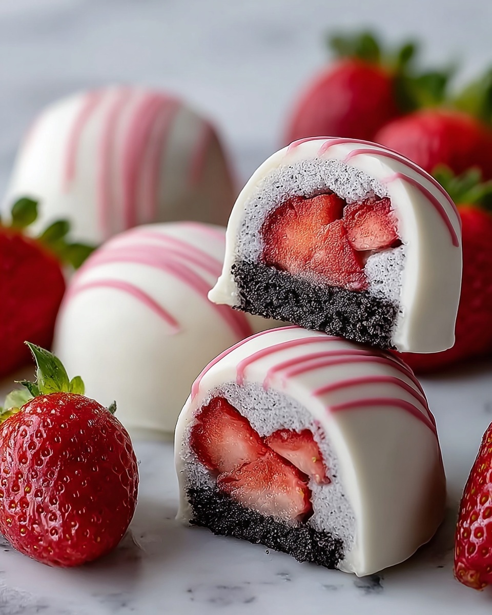 Strawberry Shortcake Oreo Balls Recipe - Recipe Image