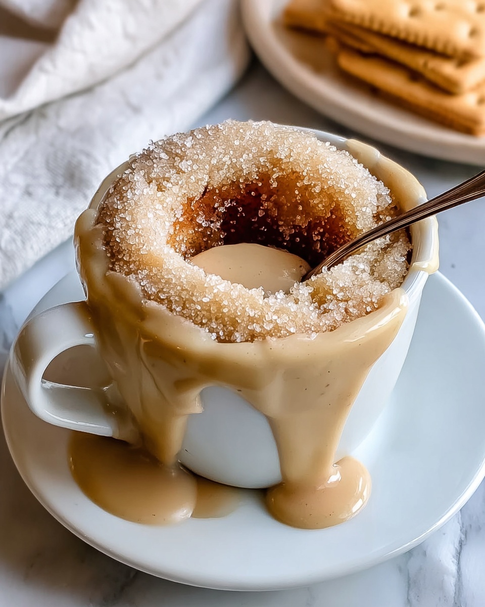 Irresistibly Easy Glazed Donut Mug Cake Recipe - Recipe Image