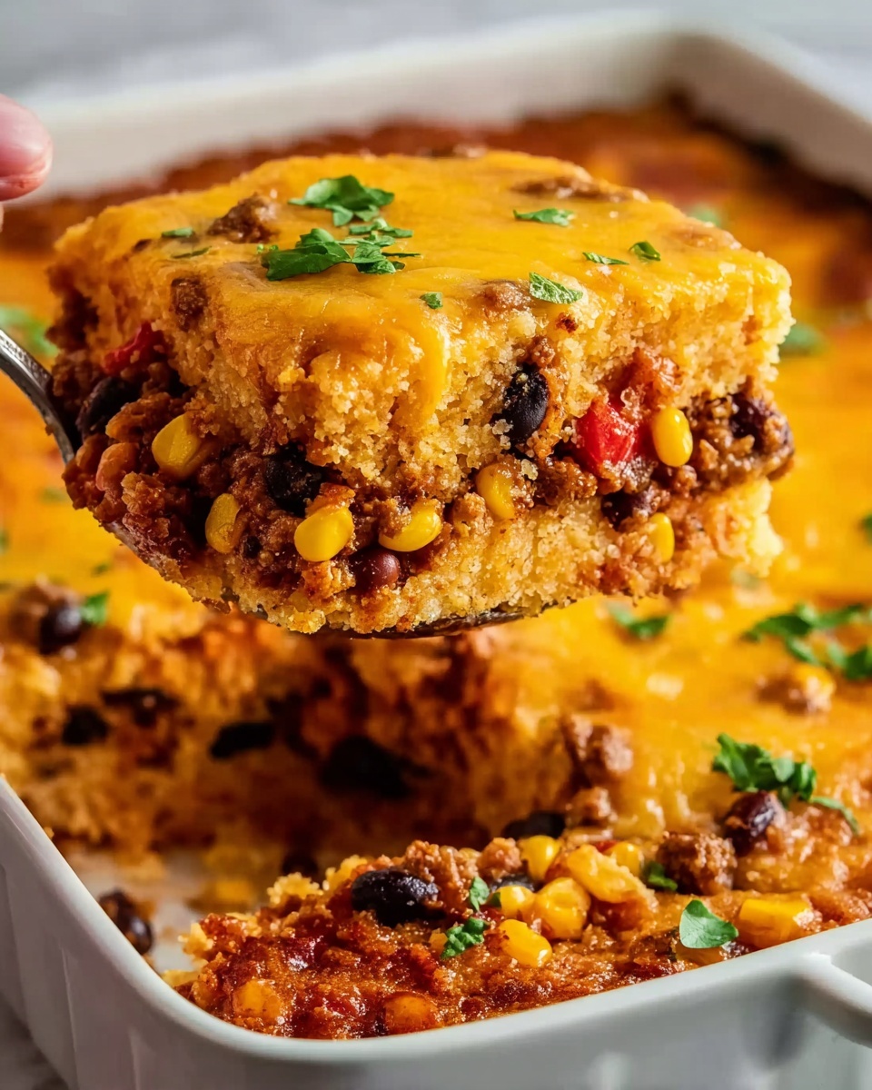 Taco Cornbread Casserole: The Easy Weeknight Dinner That Everyone Loves Recipe - Recipe Image