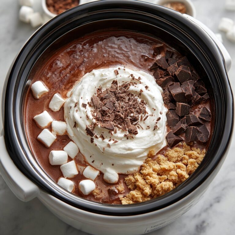 Creamy Crockpot Hot Chocolate Recipe