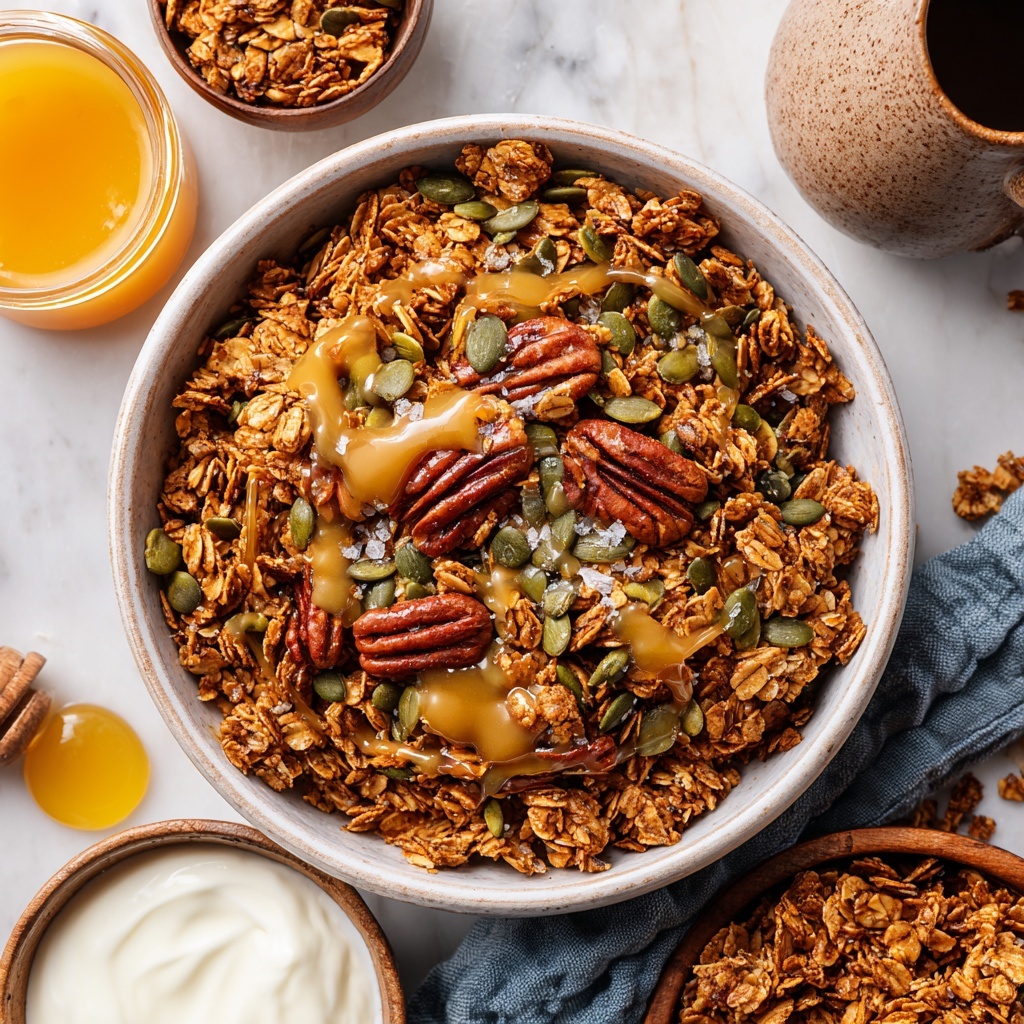 Salted Caramel Pumpkin Granola Recipe - Recipe Image
