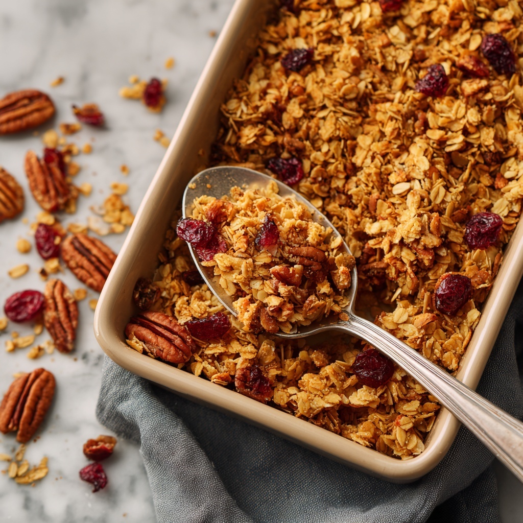 Cranberry Pecan Granola Recipe - Recipe Image