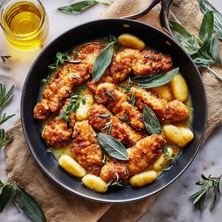 Brown Butter Sage Chicken Tenders: Cozy, Golden & Fall-Perfect Recipe